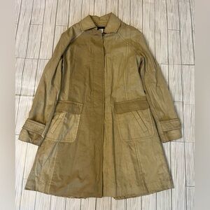 J. Crew Tan Trench Coat